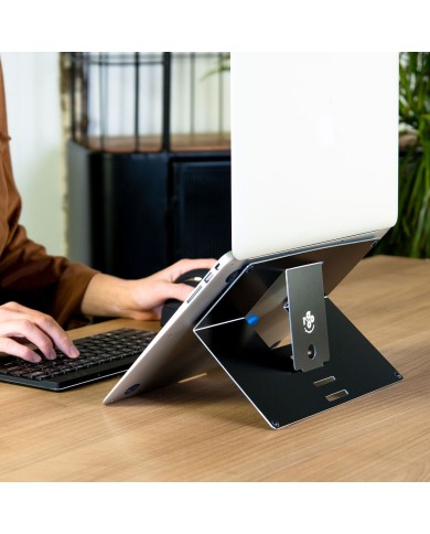 Supporto per Portatile R-Go RGORIATBL Alluminio