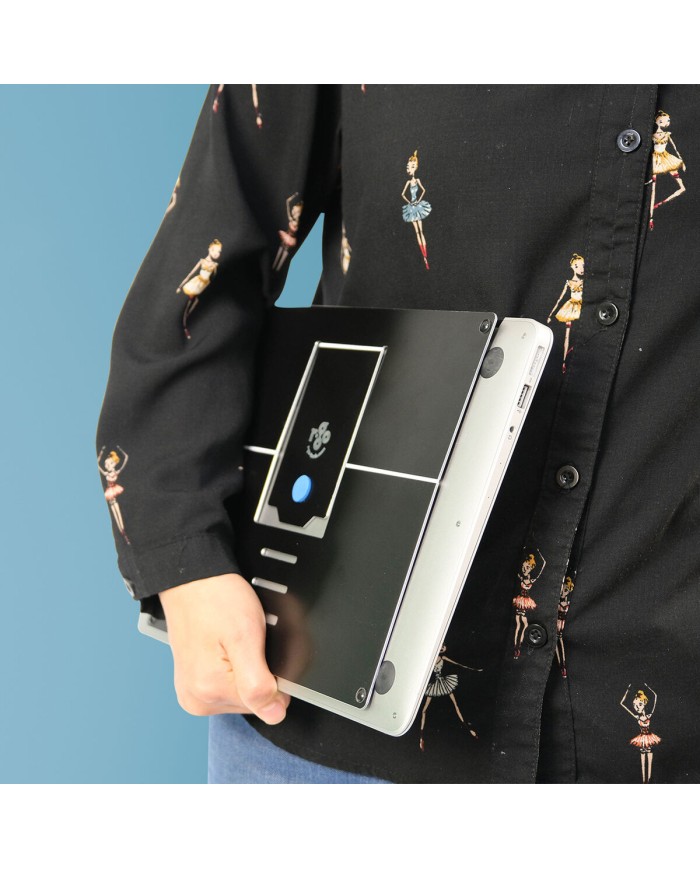 Supporto per Portatile R-Go RGORIATBL Alluminio Supporto per Portatile R-Go RGORIATBL Alluminio