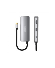 Hub USB-C Urban Factory MHC55UF Grigio Hub USB-C Urban Factory MHC55UF Grigio