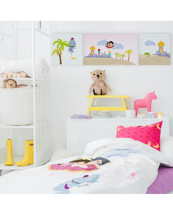 Tela HappyFriday Mr Fox Magic rug Multicolore 27 x 27 cm Tela HappyFriday Mr Fox Magic rug Multicolore 27 x 27 cm