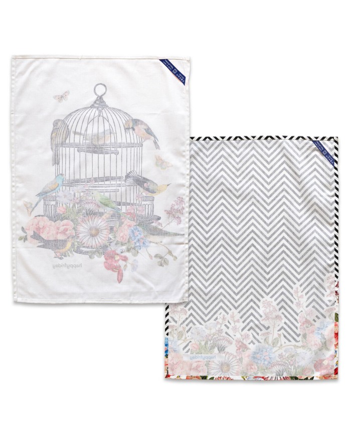 Panno da Cucina HappyFriday Hanging Garden Multicolore 70 x 50 cm (2 Unità) Panno da Cucina HappyFriday Hanging Garden Multicolore 70 x 50 cm (2 Unità)