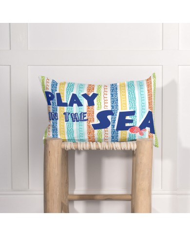 Fodera per cuscino HappyFriday Moshi Moshi Sea Life Multicolore 50 x 30 cm