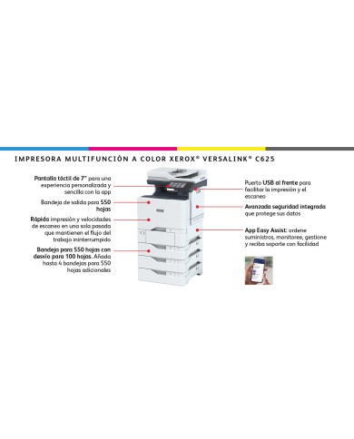 Stampante Laser Xerox C625V_DN