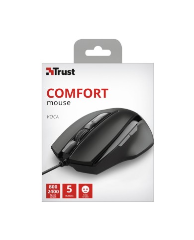 Mouse Trust 23650 Nero 2400 dpi