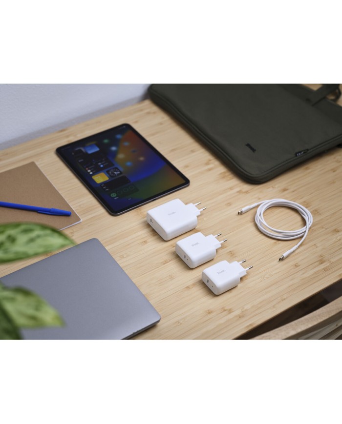 Caricabatterie da Parete Trust 25139 Bianco Caricabatterie da Parete Trust 25139 Bianco