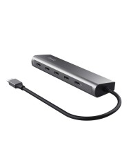 Hub USB Trust 25136 Argentato 10 cm (1 Unità)