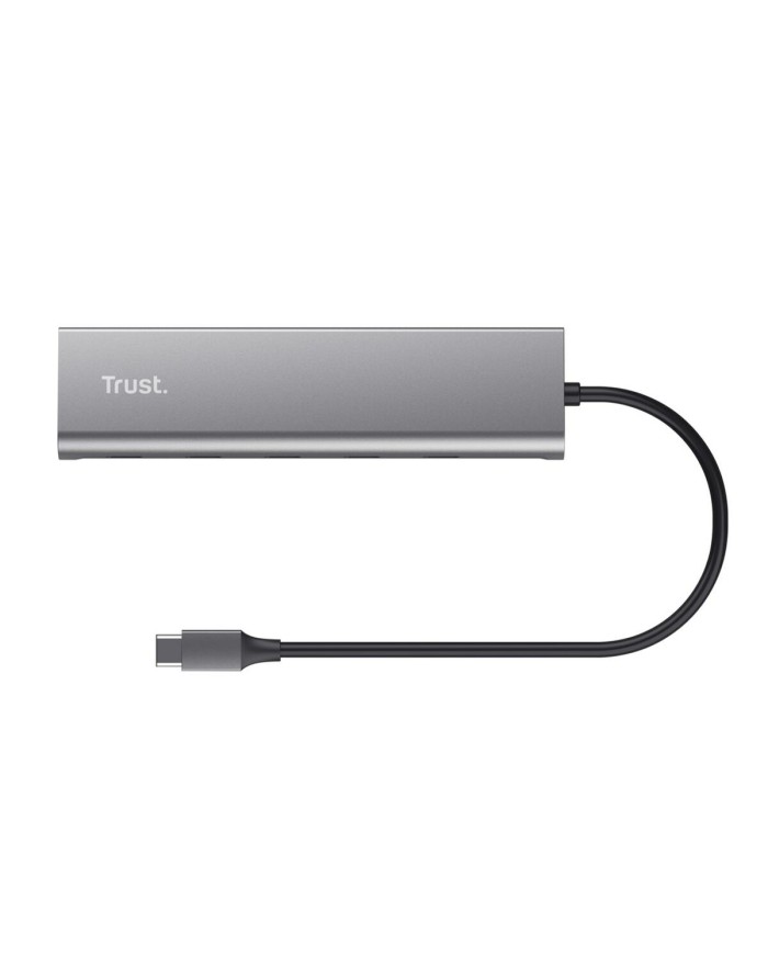 Hub USB Trust 25136 Argentato 10 cm (1 Unità)