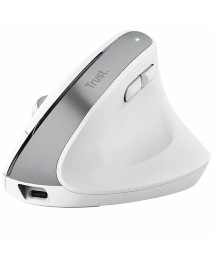 Mouse Ergonomico Ottico Trust 25399 Bianco 2400 dpi Mouse Ergonomico Ottico Trust 25399 Bianco 2400 dpi