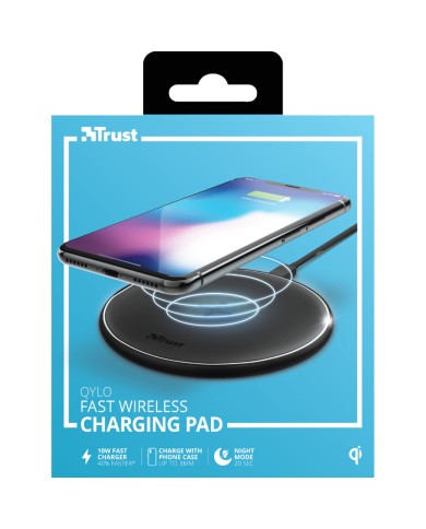Caricabatterie Senza Fili Trust 23599 Nero Caricabatterie Senza Fili Trust 23599 Nero