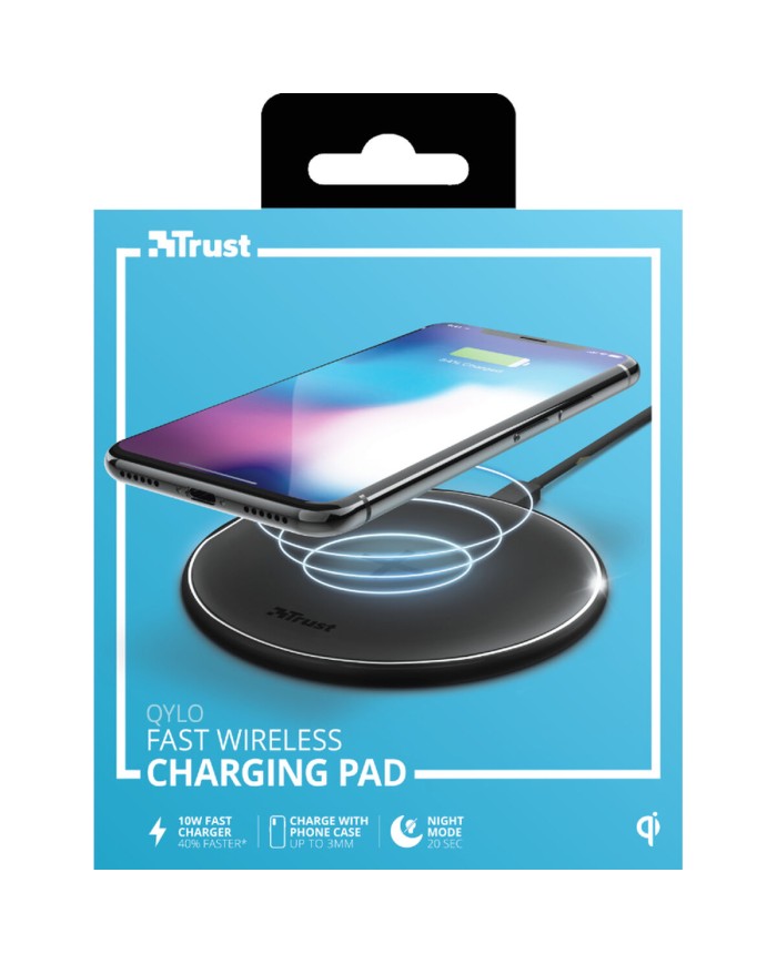 Caricabatterie Senza Fili Trust 23599 Nero Caricabatterie Senza Fili Trust 23599 Nero