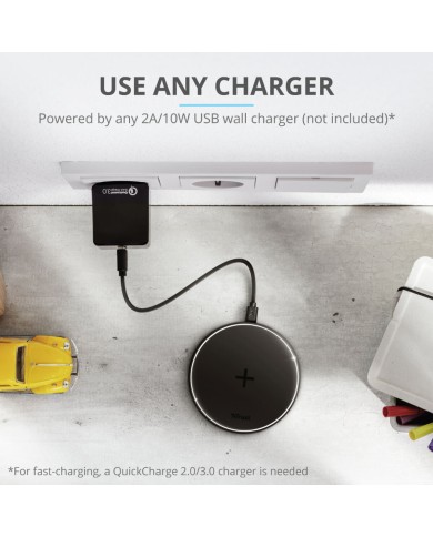 Caricabatterie Senza Fili Trust 23599 Nero