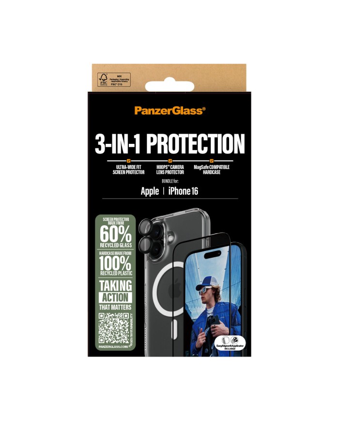 Custodia per Cellulare Panzer Glass B1291+2861+1283