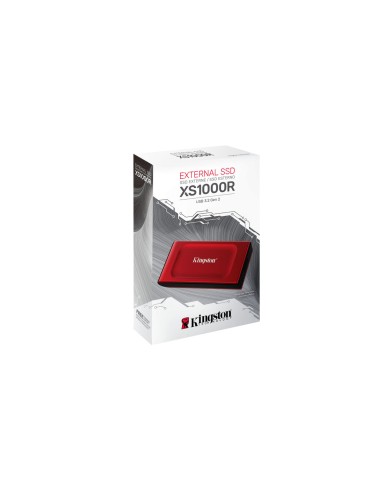 Hard Disk Esterno Kingston SXS1000R/2000G Rosso 2 TB
