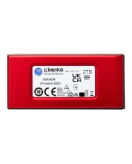 Hard Disk Esterno Kingston SXS1000R/2000G Rosso 2 TB