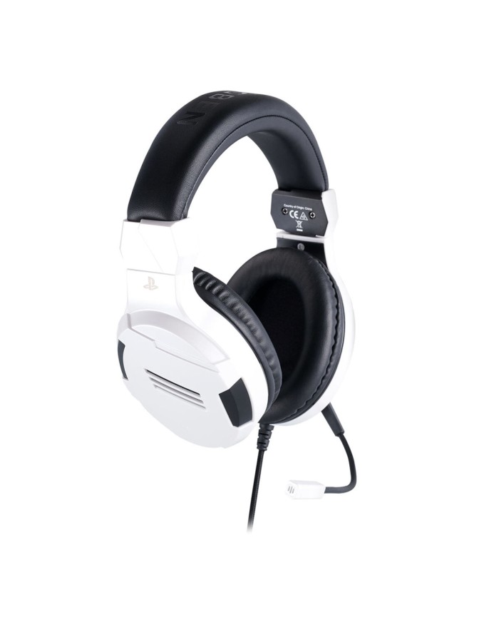 Auricolari con Microfono Gaming Big Ben Interactive PS4OFHEADSETV3WHITE Bianco Nero/Bianco