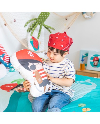 Cuscino HappyFriday Happynois Multicolore Pirata 40 x 30 cm Cuscino HappyFriday Happynois Multicolore Pirata 40 x 30 cm