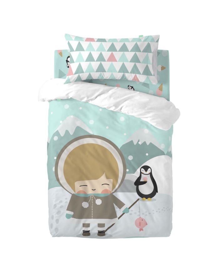 Set di copripiumino HappyFriday Happynois Skymo Day Multicolore Culla Neonato 2 Pezzi