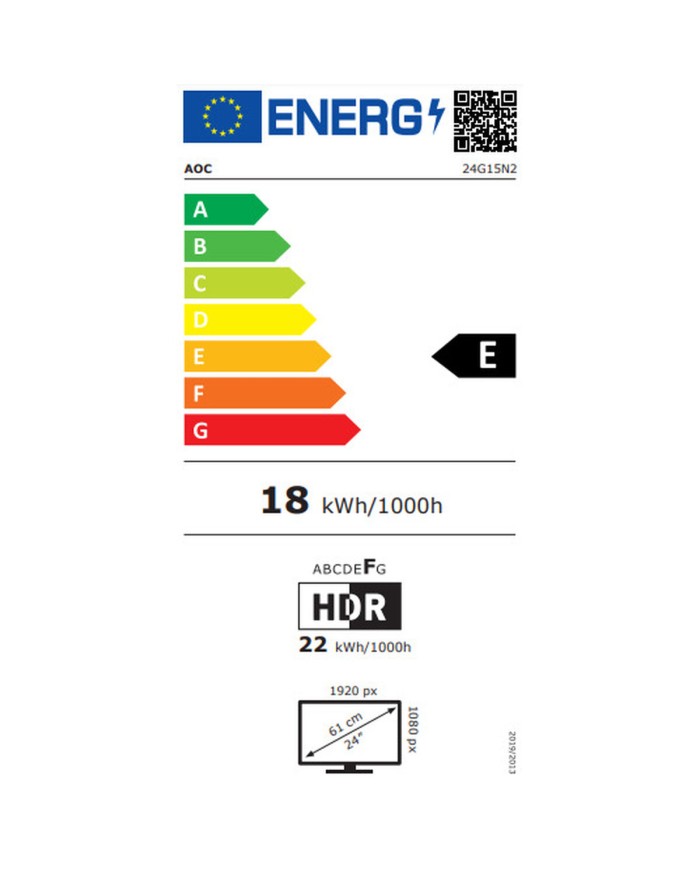 Monitor AOC 24G15N2 Full HD 23,8" Monitor AOC 24G15N2 Full HD 23,8"