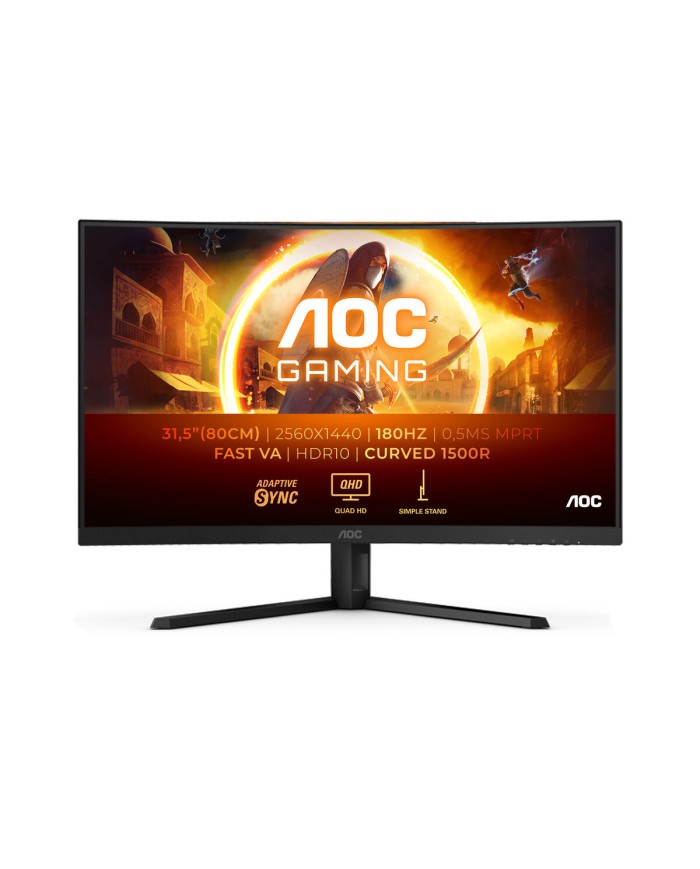 Monitor Gaming AOC CQ32G4VE Quad HD 32" Monitor Gaming AOC CQ32G4VE Quad HD 32"