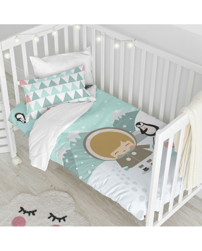 Set di copripiumino HappyFriday Happynois Skymo Day Multicolore Culla Neonato 2 Pezzi