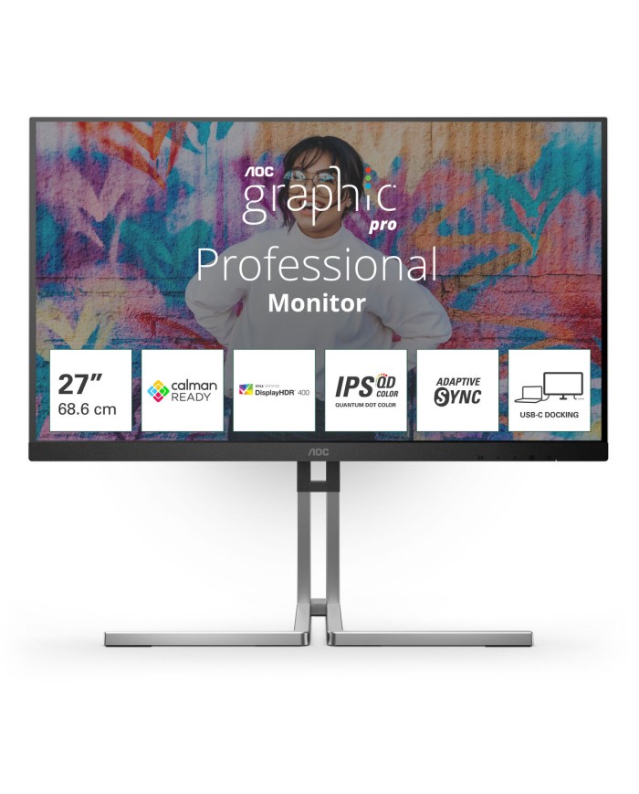 Monitor Gaming AOC Q27U3CV 4K Ultra HD 27" Monitor Gaming AOC Q27U3CV 4K Ultra HD 27"