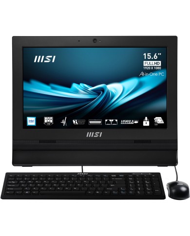 All in One MSI 00-A60211-007 4 GB 256 GB SSD 15,6" Intel Celeron N100 4 GB RAM