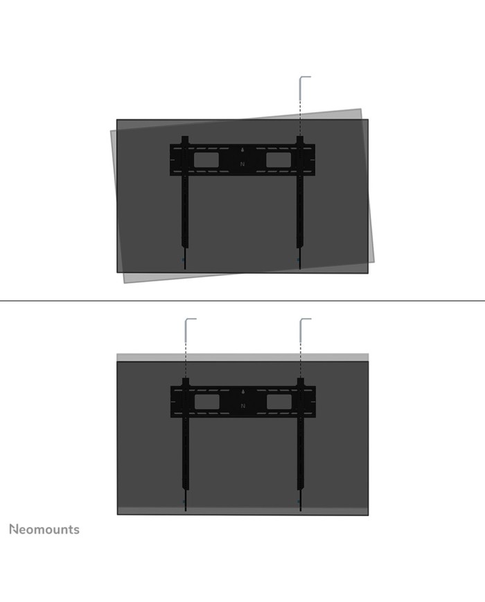 Supporto TV Neomounts WL35-750BL18 43"