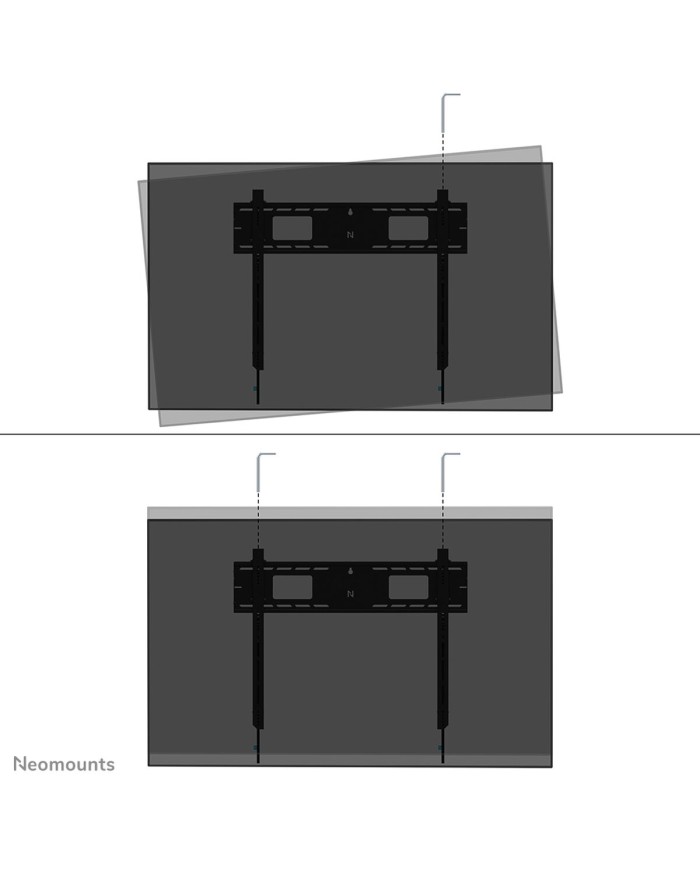 Supporto TV Neomounts WL30-750BL18 43"