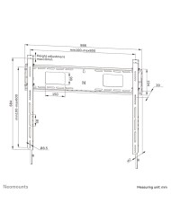 Supporto TV Neomounts WL30-750BL18 43"