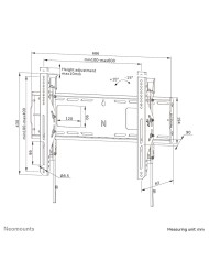 Supporto TV Neomounts WL35-750BL16 42" 86"
