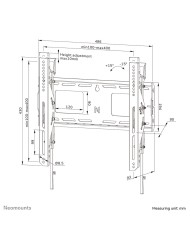 Supporto TV Neomounts WL35-750BL14 32" 75" 100 kg