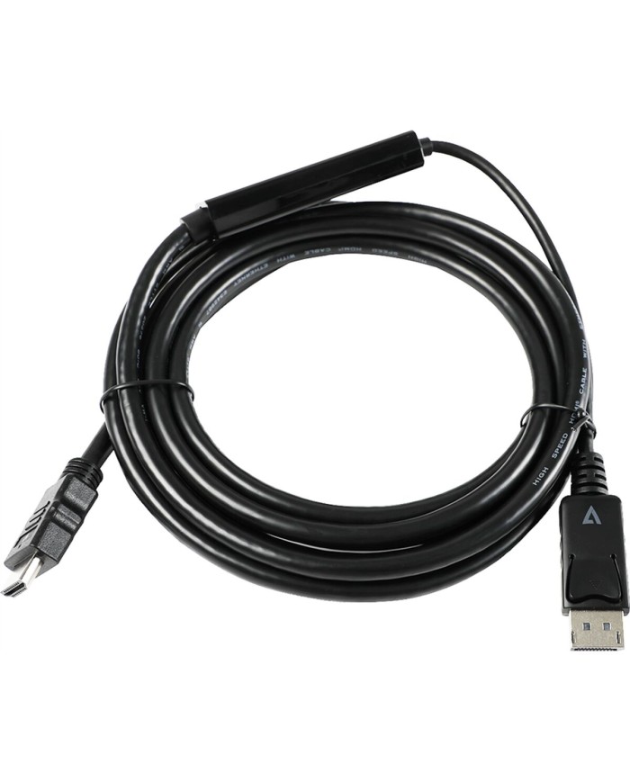 Cavo da DisplayPort a HDMI V7 V7DP14HDMI21-3M-BLK Cavo da DisplayPort a HDMI V7 V7DP14HDMI21-3M-BLK