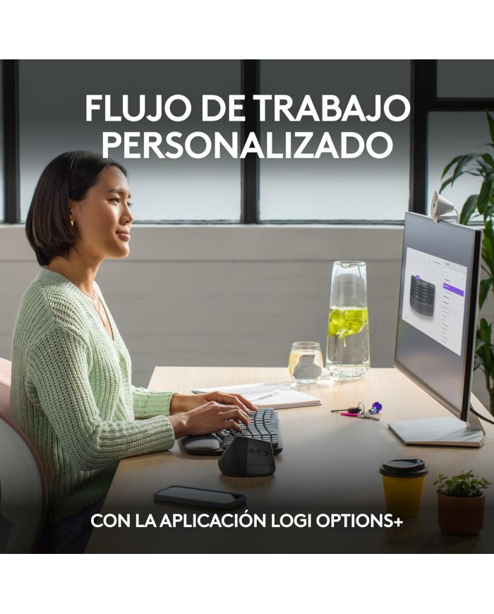 Tastiera Logitech 920-012296 Grafite Spagnolo QWERTY Tastiera Logitech 920-012296 Grafite Spagnolo QWERTY