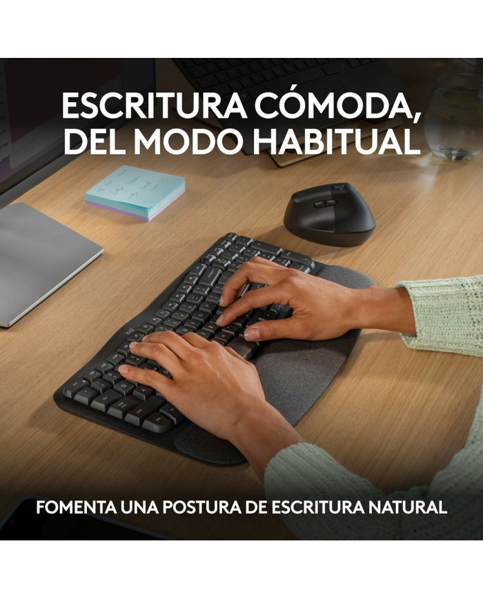 Tastiera Logitech 920-012296 Grafite Spagnolo QWERTY Tastiera Logitech 920-012296 Grafite Spagnolo QWERTY