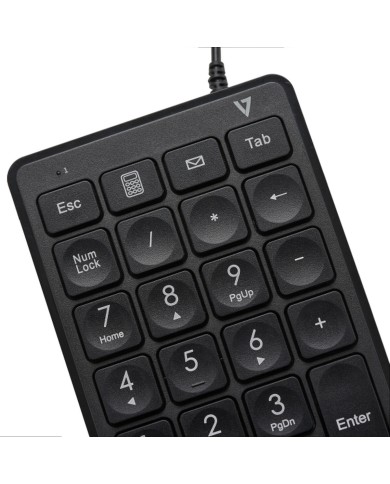 Tastiera numerica V7 KP350 Nero