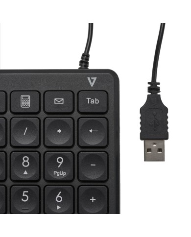 Tastiera numerica V7 KP350 Nero