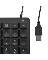 Tastiera numerica V7 KP350 Nero Tastiera numerica V7 KP350 Nero