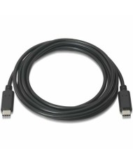 Cavo USB-C Aisens A107-0056 Nero 1 m