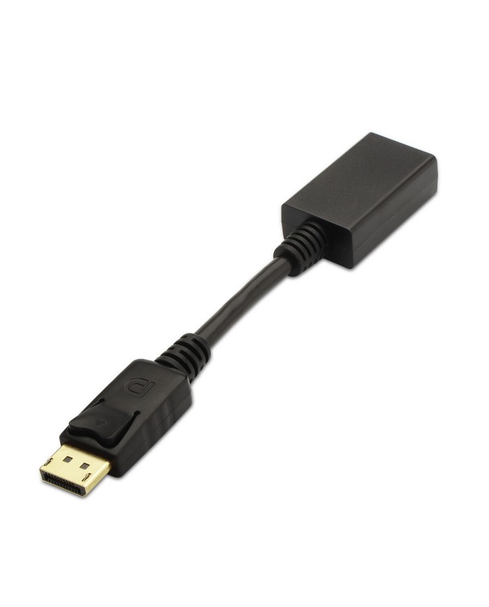 Adattatore DisplayPort con HDMI Aisens A125-0134 Nero 15 cm Adattatore DisplayPort con HDMI Aisens A125-0134 Nero 15 cm