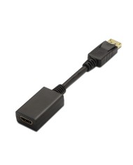 Adattatore DisplayPort con HDMI Aisens A125-0134 Nero 15 cm Adattatore DisplayPort con HDMI Aisens A125-0134 Nero 15 cm