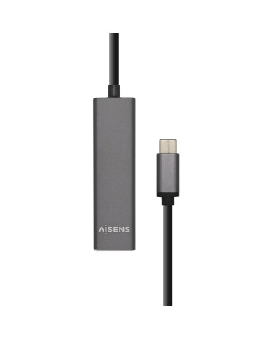 Hub USB Aisens A109-0403 Grigio Antracite