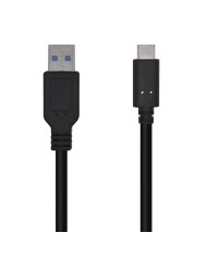 Cavo USB A con USB-C Aisens A107-0450 Nero 1,5 m
