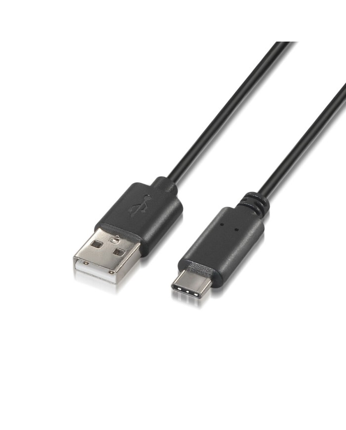 Cavo USB A con USB-C Aisens A107-0052 Nero 2 m