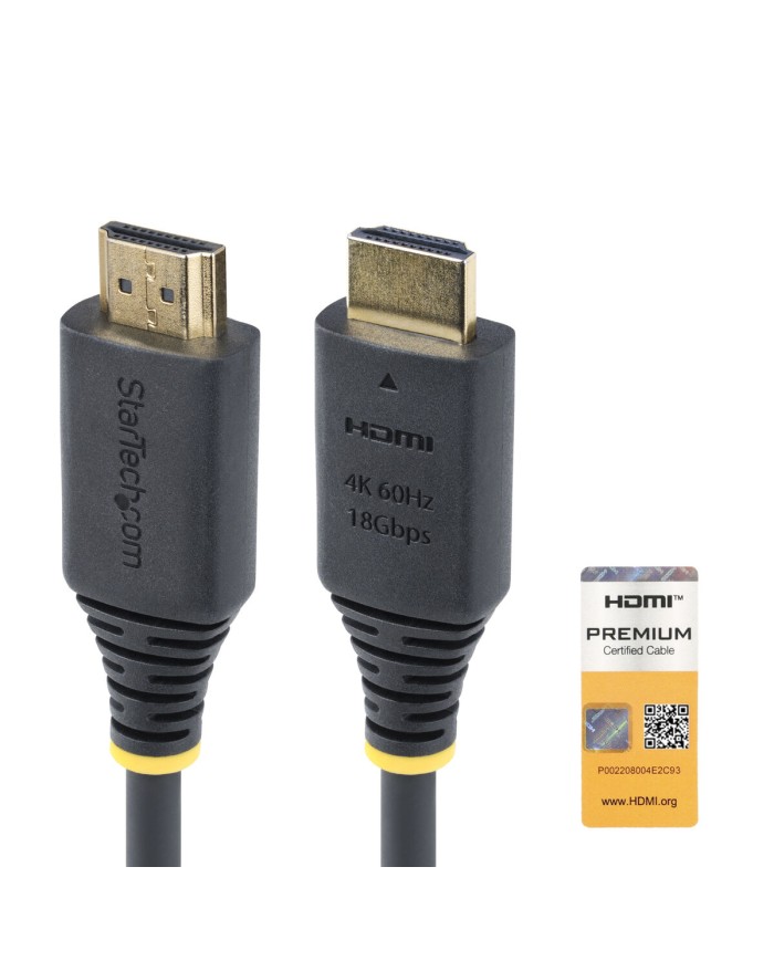 Cavo HDMI Startech PREMIUM Nero 2 m