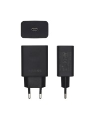 Caricabatterie da Parete Aisens ASCH-1PD20-BK Nero 20 W USB-C Caricabatterie da Parete Aisens ASCH-1PD20-BK Nero 20 W USB-C