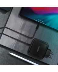 Caricabatterie da Parete Aisens ASCH-1PD65WL-BK Nero 65 W Caricabatterie da Parete Aisens ASCH-1PD65WL-BK Nero 65 W