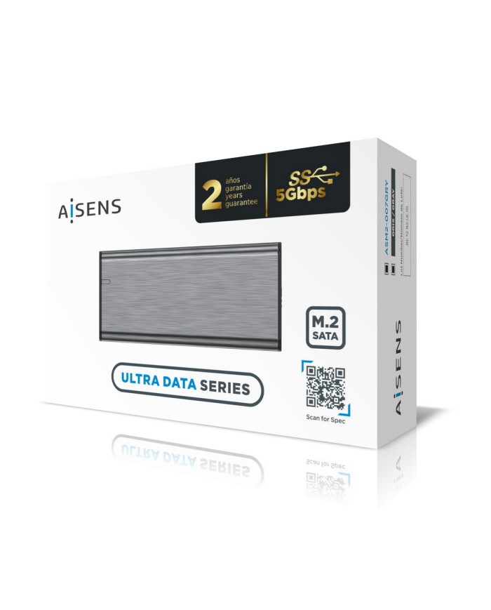 Involucro per Hard Disk Aisens ASM2-007GRY Grigio