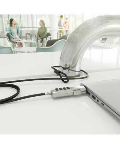 Cavo di Sicurezza Aisens ASLK-D50N05-BK Nero 1,5 m Cavo di Sicurezza Aisens ASLK-D50N05-BK Nero 1,5 m