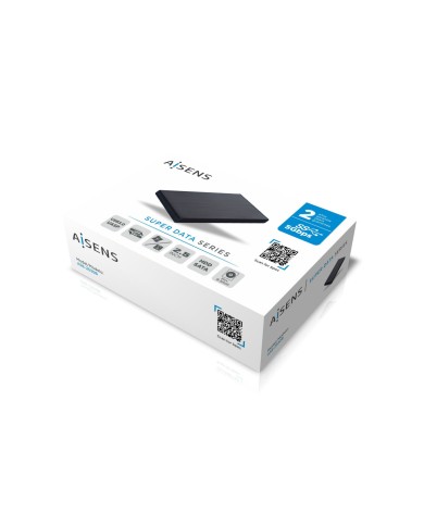 Scatola Esterna Aisens ASE-2530B Nero 2,5" USB 3.1