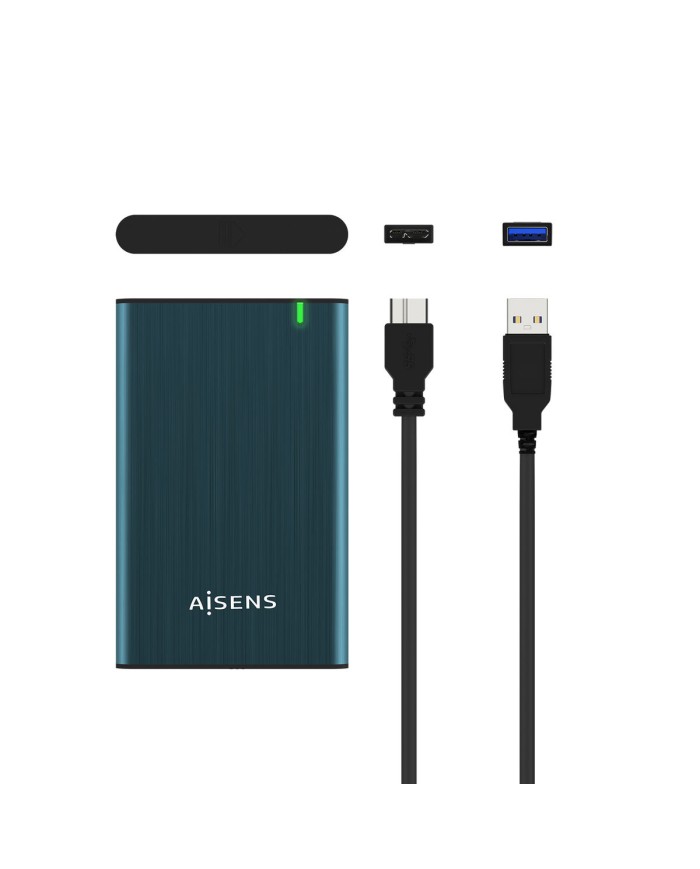 Scatola Esterna Aisens ASE-2525PB Azzurro Blu Marino 2,5" Scatola Esterna Aisens ASE-2525PB Azzurro Blu Marino 2,5"